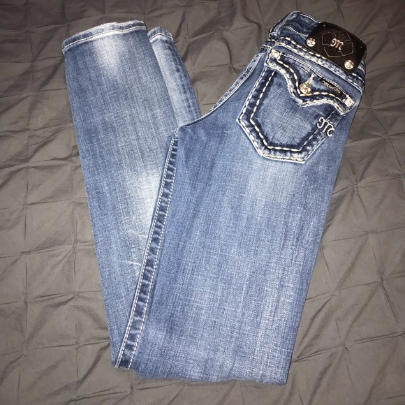 Miss Me Straight Leg Jeans 25 - Picture 3 of 4